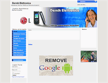 Tablet Screenshot of dernik-elettronica.com